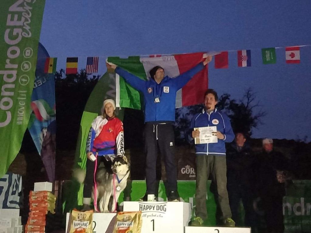 De L'Esprit De Waheela - Arctick de L'esprit de Waheela sur le podium au Championnat d'Italie!!