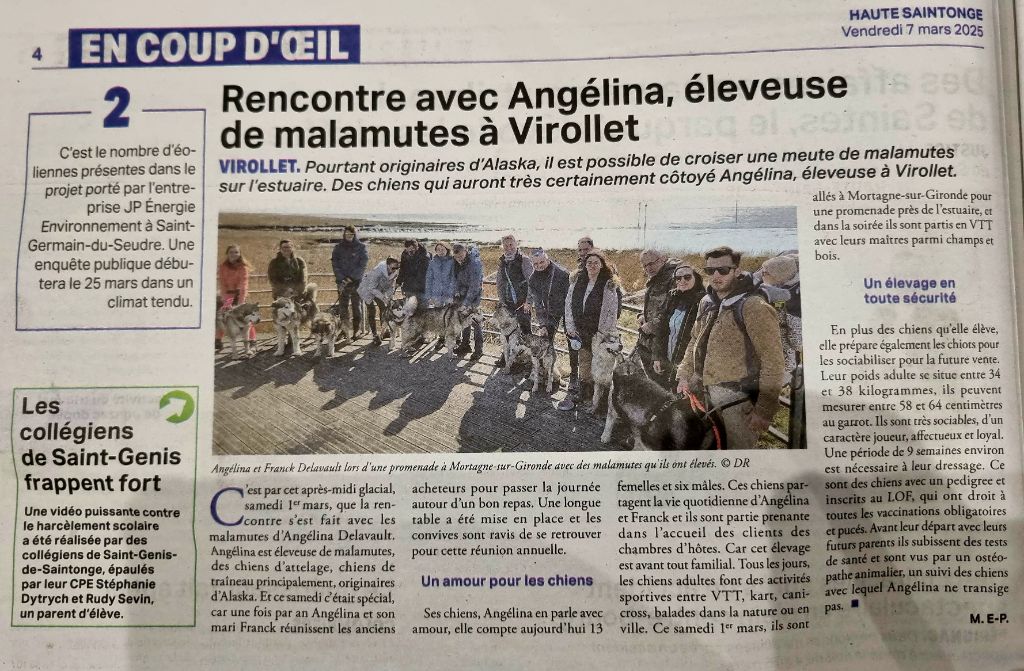 L'esprit de Waheela dans le journal!!